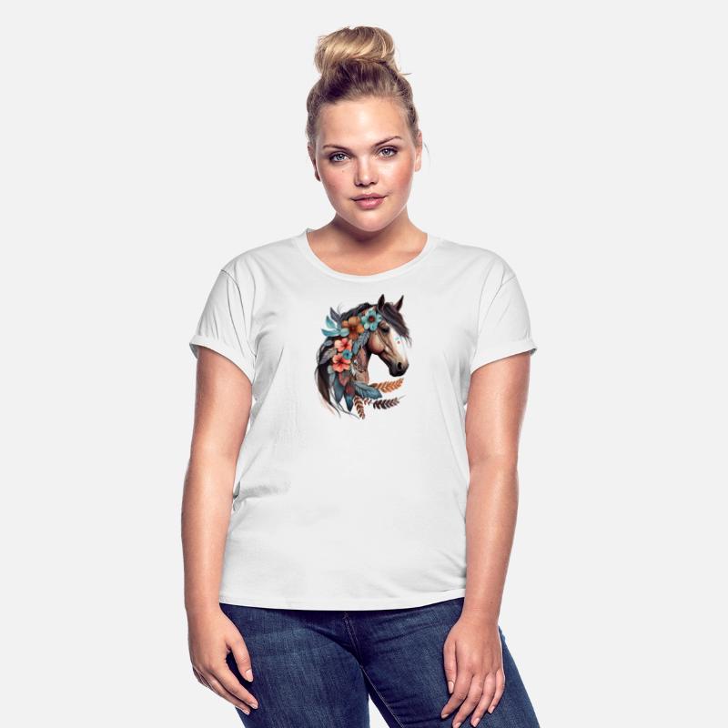 Wild Horse: Floral Equine Elegance