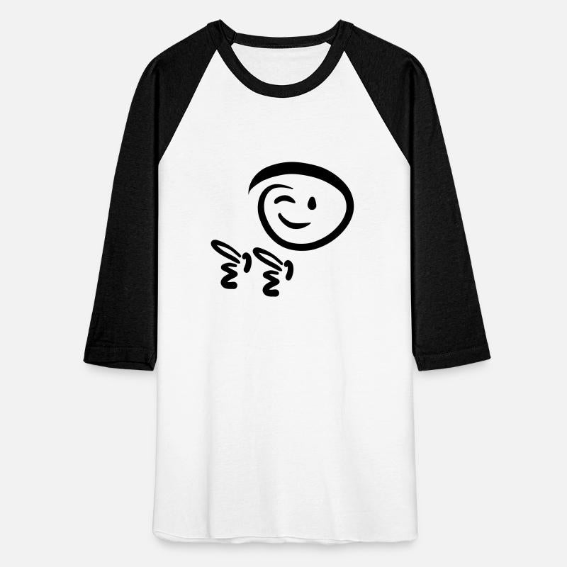 Winking smiling face showing finger guns. Emoticon