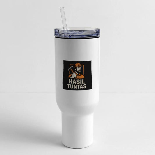 Worker with Hammer Hasil Tuntas Motif