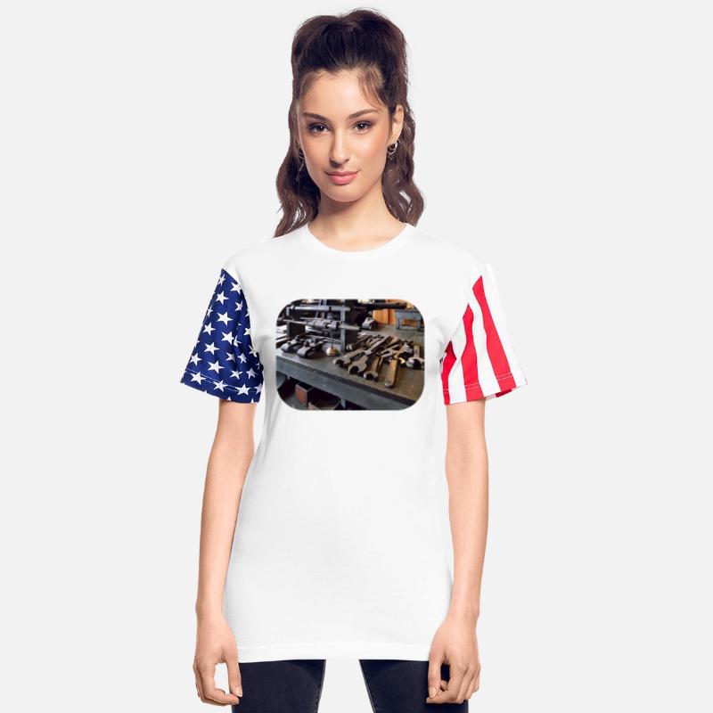 Wrenches and Oil Can in Machine Shop